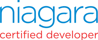 Tridium Niagara Certified Developer badge